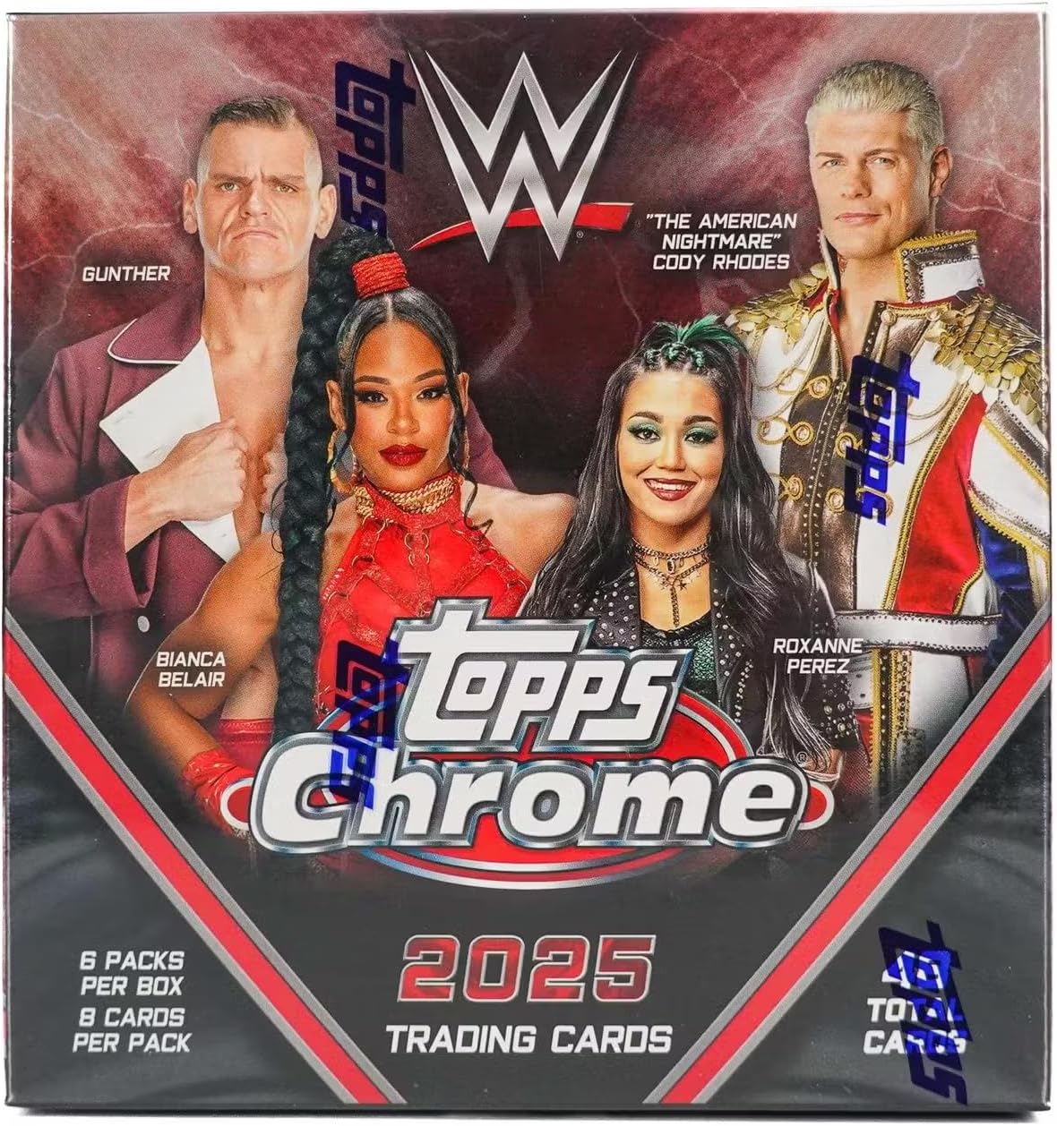 Topps Chrome WWE Mega Box – Sammelkartenbox